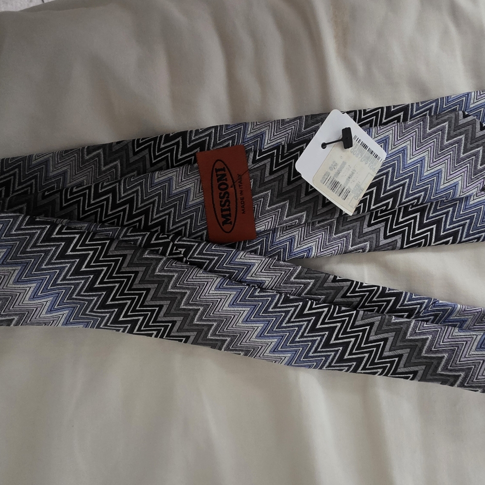 Missoni Zigzag Patterned Tie